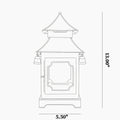 CHINOISERIE Ivory Pagoda Lantern