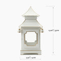CHINOISERIE Ivory Pagoda Lantern Set of 4