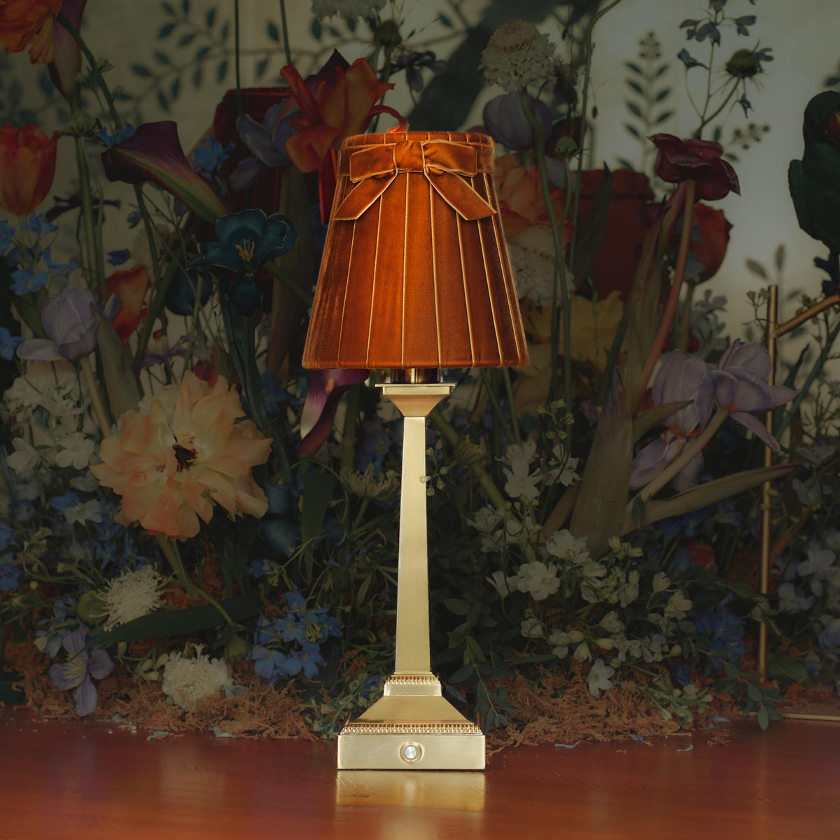 Burnt Orange Velvet 5.5" Lampshade