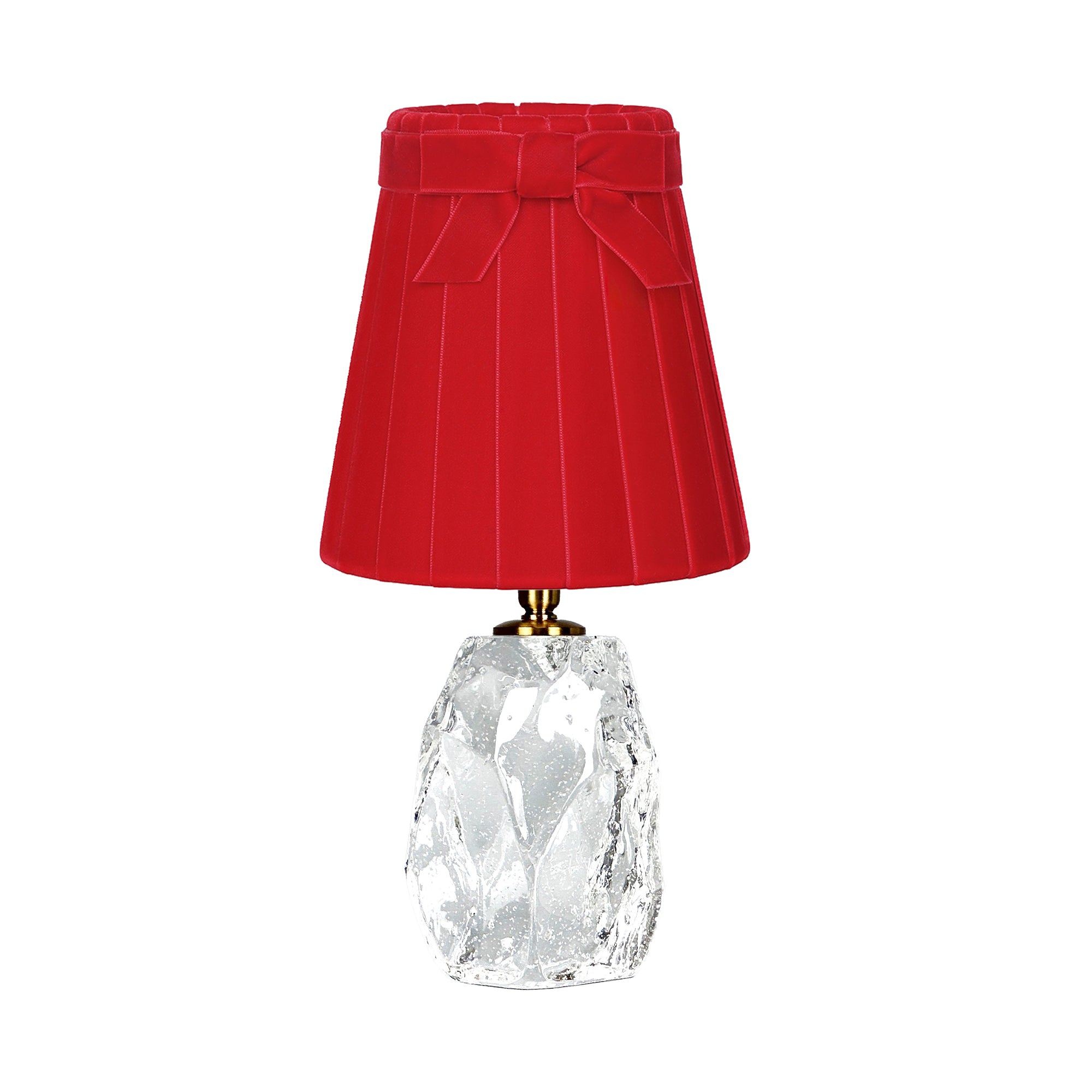 CINDERELLA Rechargeable Lamp with 5.5" Marilyn Velvet Lampshade