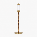 BAMBOOTIC Rechargeable Lamp with 7" Rattan Lampshade