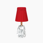 CINDERELLA Rechargeable Lamp with 5.5" Marilyn Velvet Lampshade