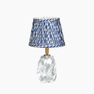 CINDERELLA RECHARGEABLE LAMP WITH VERDANT WILLOW ARTISAN SILK LAMPSHADE