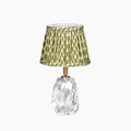 CINDERELLA RECHARGEABLE LAMP WITH ORIENTAL GARDENIA SILK LAMPSHADE