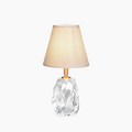 CINDERELLA RECHARGEABLE LAMP WITH CLASSIC WHITE LINEN LAMPSHADE
