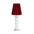 LANCELOT Rechargeable Lamp with 5.5" Vampire Velvet Lampshade