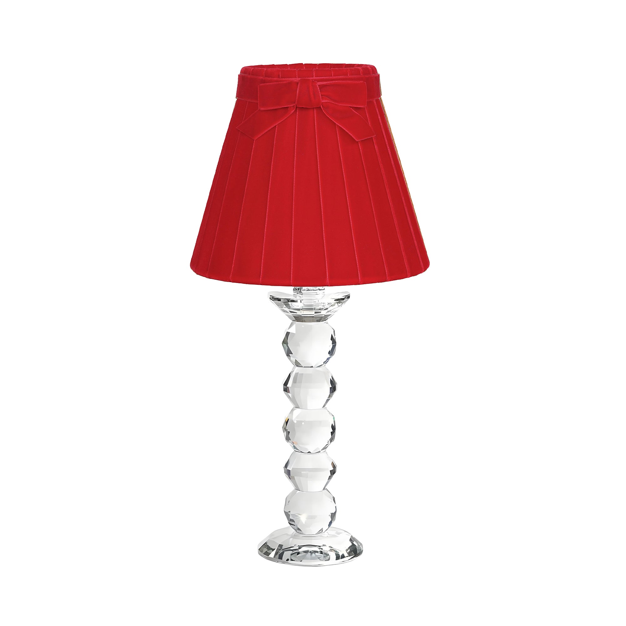 LANCELOT Rechargeable Lamp with 5.5" Marilyn Velvet Lampshade