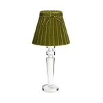 ARTHUR Rechargeable Lamp with 7.1" Olive Green Lampshade