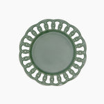 Dark Olive Ceramic Plate Set for 1