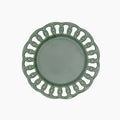 Dark Olive Ceramic Plate Set for 1