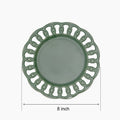 Dark Olive Salad Plates Set of 4