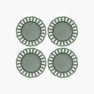Dark Olive Salad Plates Set of 4