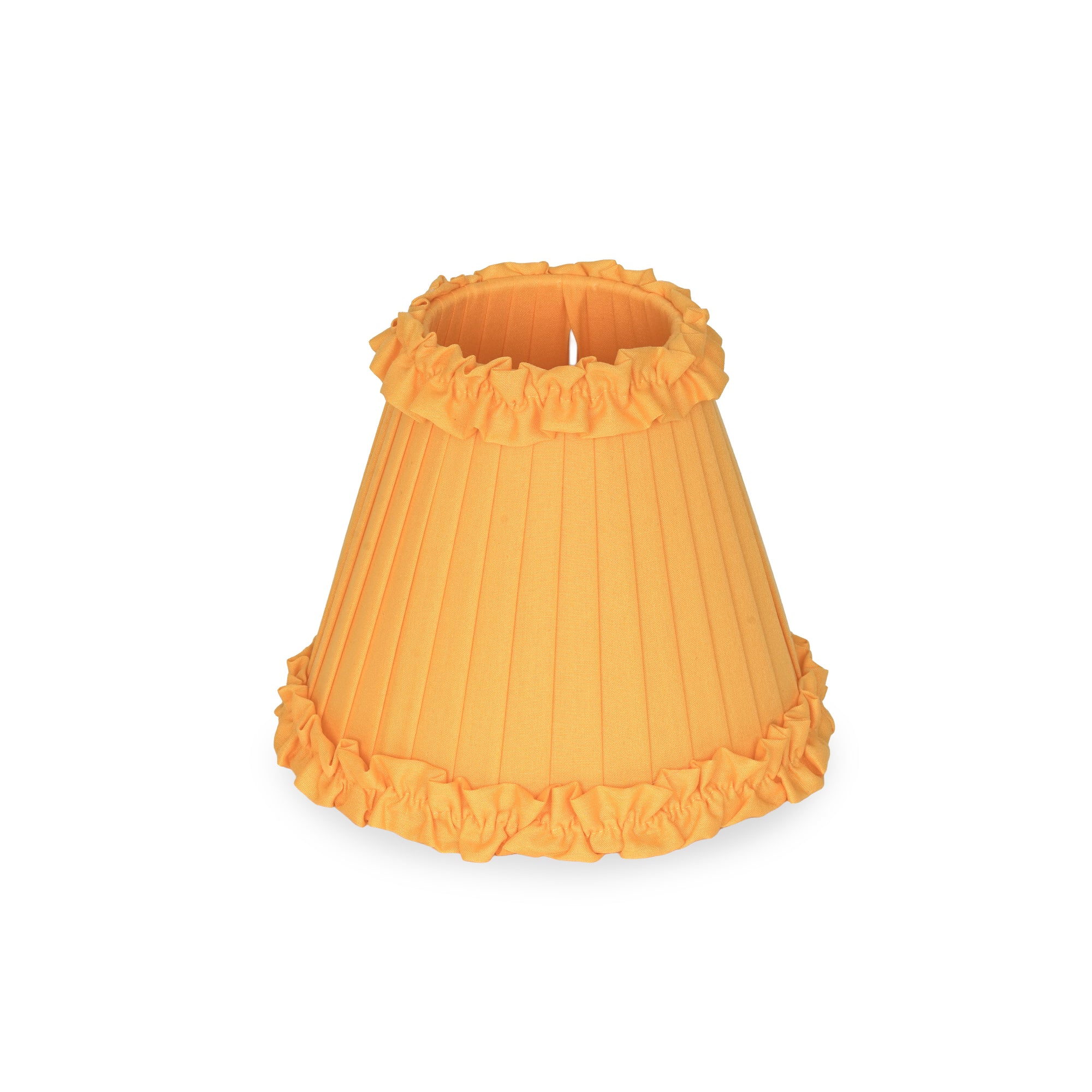 Marigold Frilled Fabric Lampshade