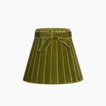 Olive Green Velvet 7.1" Lampshade