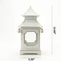 CHINOISERIE Ivory Pagoda Lantern Set of 4