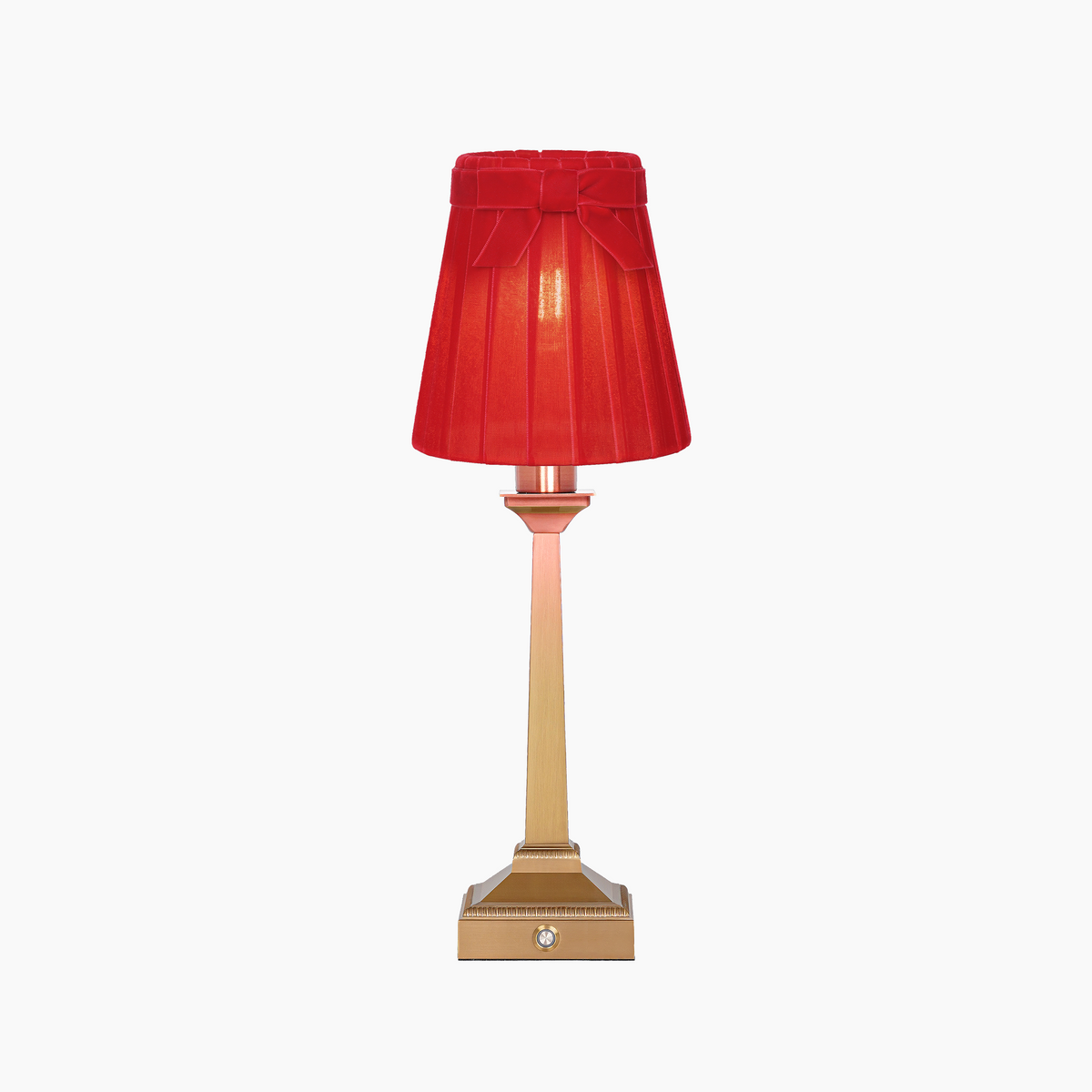 EIFFEL Rechargeable Lamp with 5.5" Marilyn Velvet Lampshade