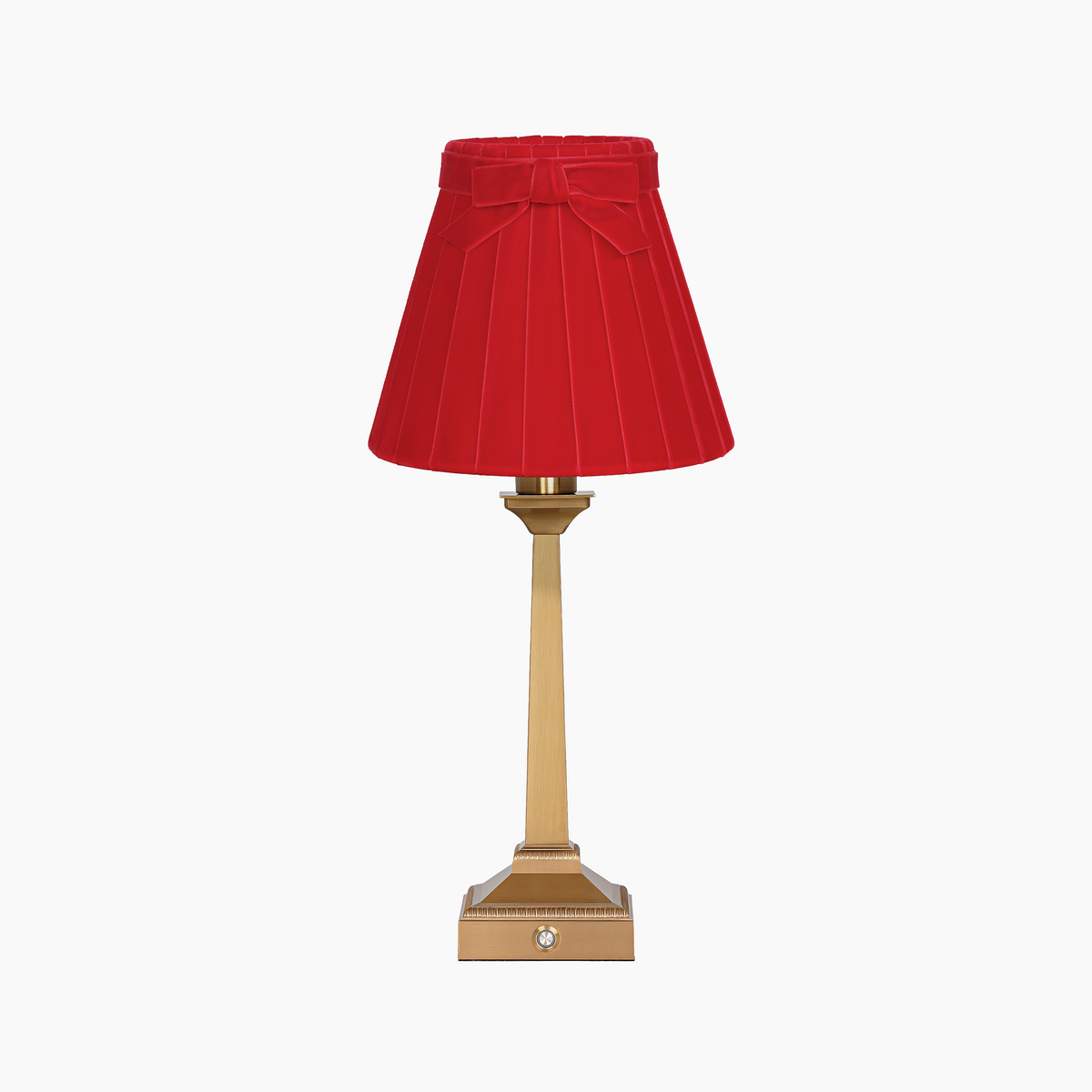 EIFFEL Rechargeable Lamp with 7.1" Marilyn Velvet Lampshade