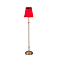 METALL Rechargeable Lamp With 5.5" Olive Green Velvet Lampshade