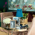 Teal Velvet 5.5"Lampshade