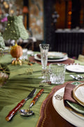 Burnt Bamboo Flatware Set for 4