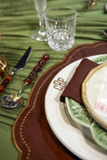 Burnt Bamboo Flatware Set for 4