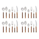 Burnt Bamboo Flatware Set for 4