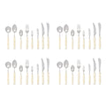 Pearl Marble Flatware Set for 4
