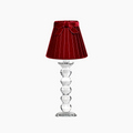MERLIN Rechargeable Lamp With 7.1" Vampire Velvet Lampshade