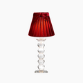 MERLIN Rechargeable Lamp With 7.1" Vampire Velvet Lampshade