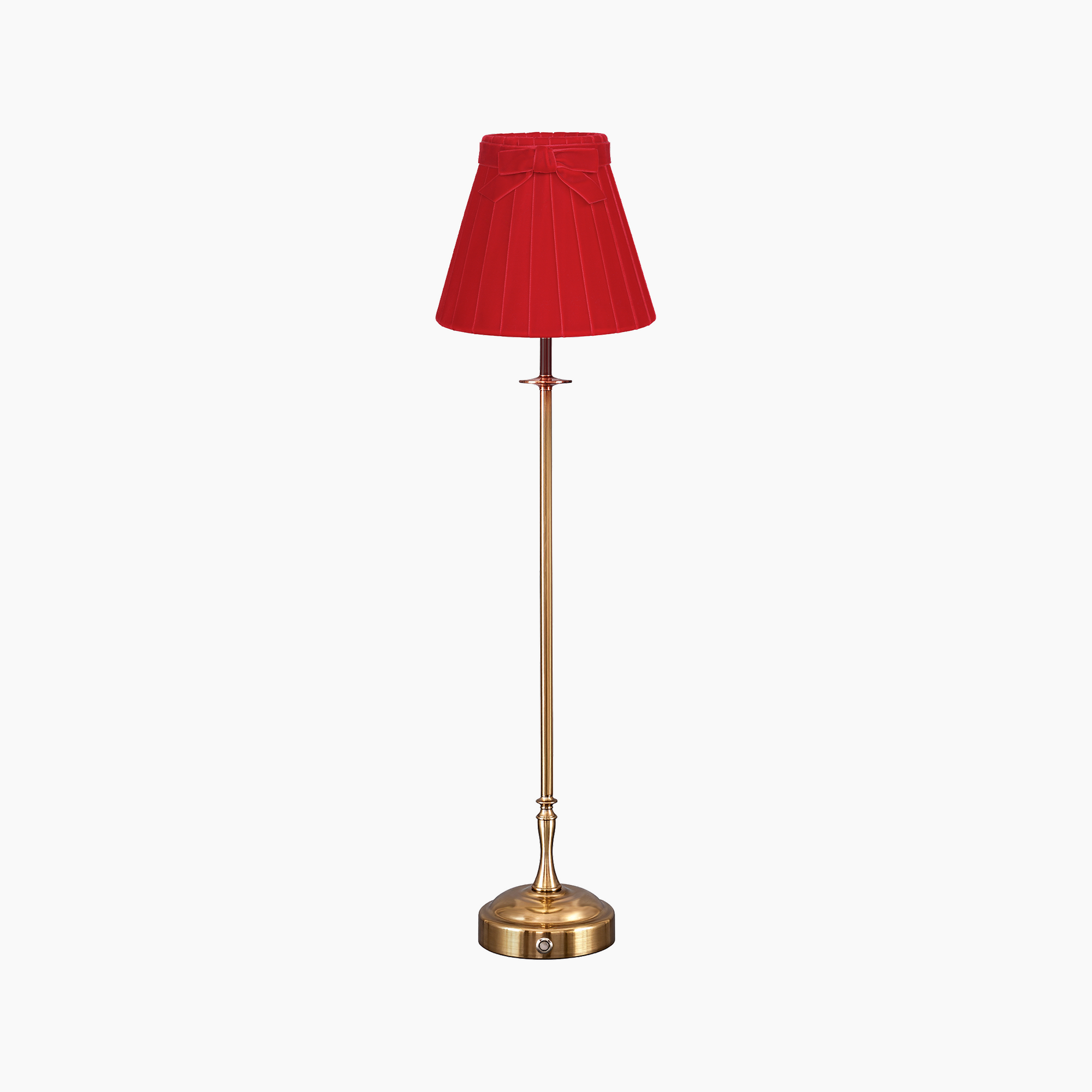 METALL Rechargeable Lamp With 7.1" Marilyn Velvet Lampshade