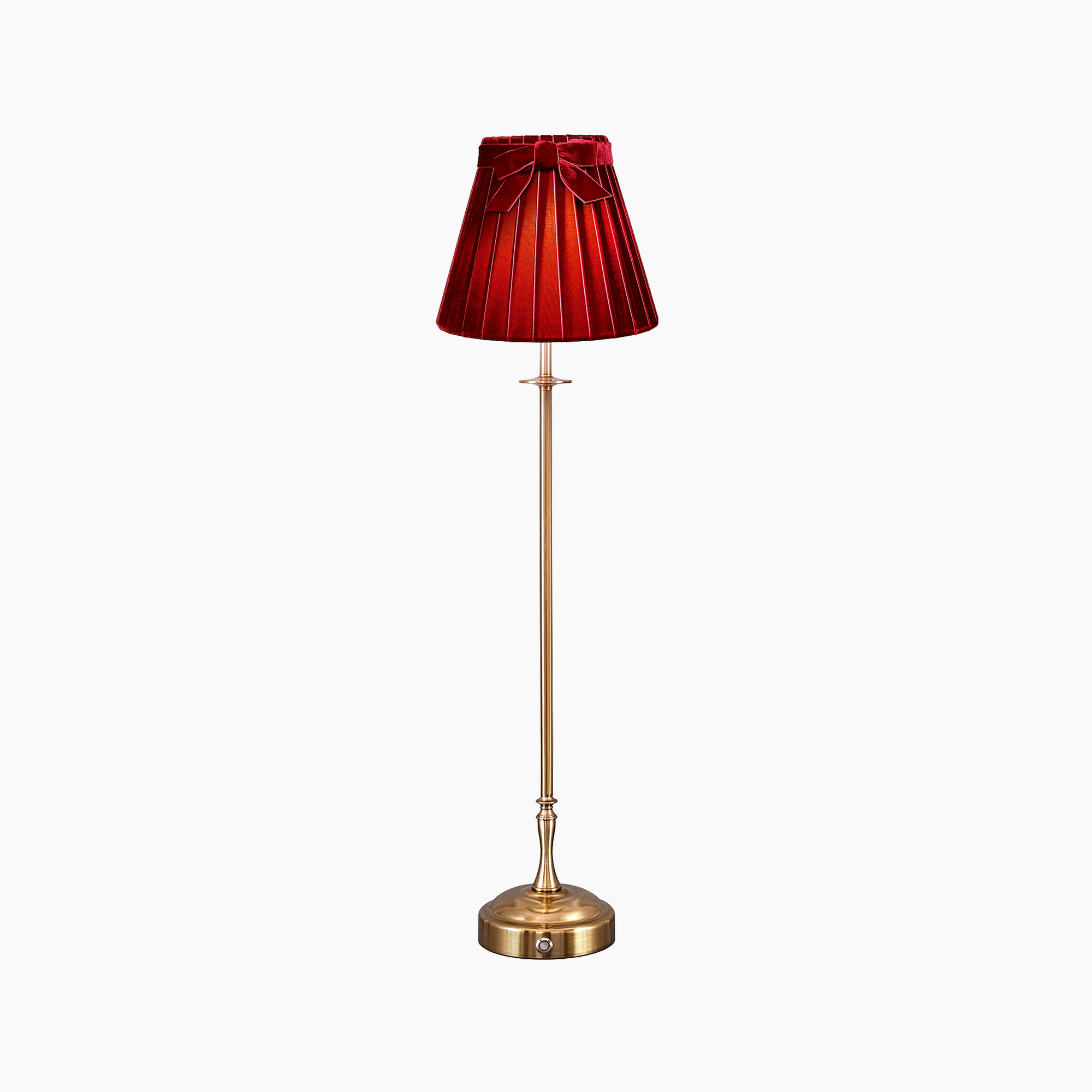 METALL Rechargeable Lamp With 7.1" Vampire Velvet Lampshade
