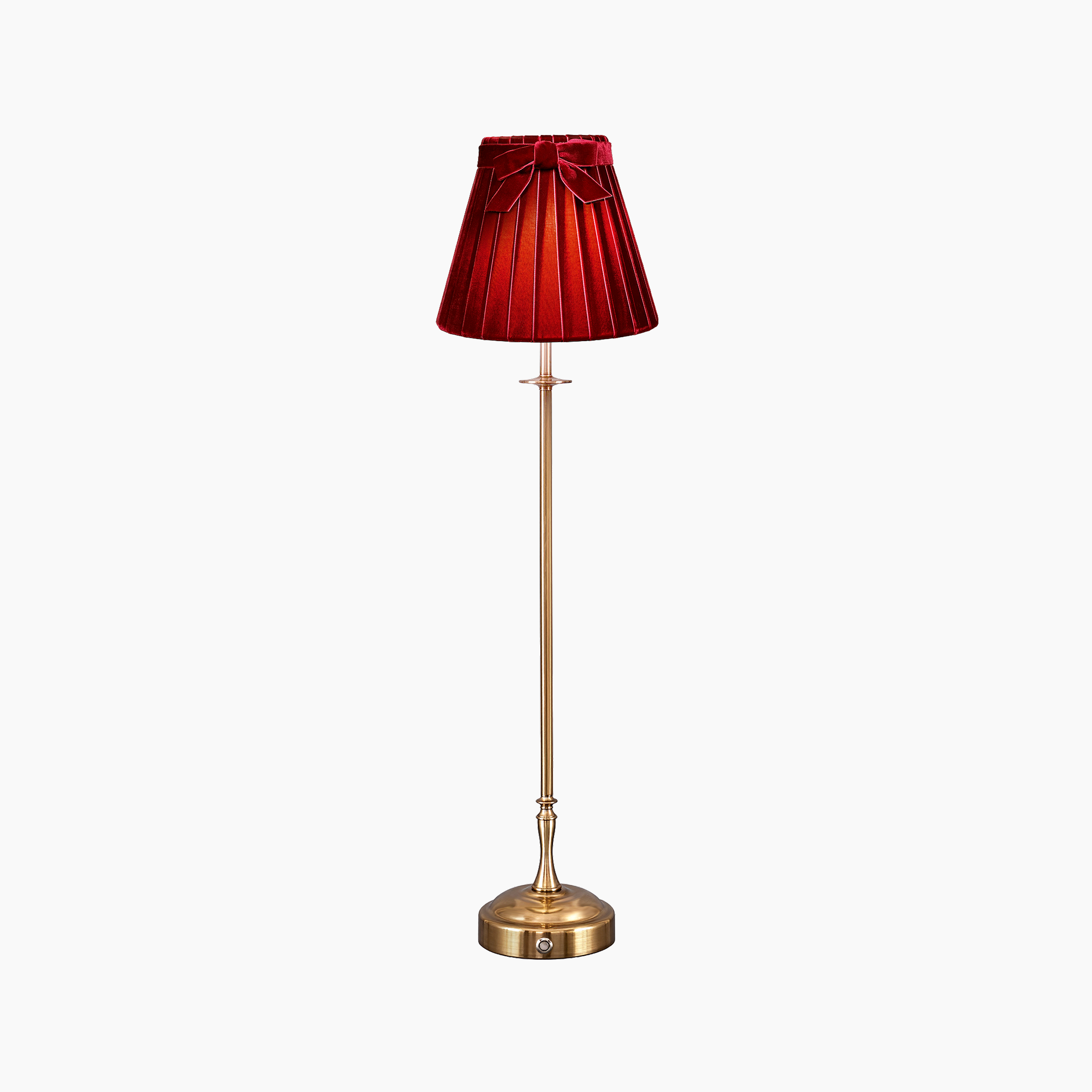 METALL Rechargeable Lamp With 7.1" Vampire Velvet Lampshade