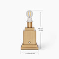 OSCAR Brass Rechargeable Lamp