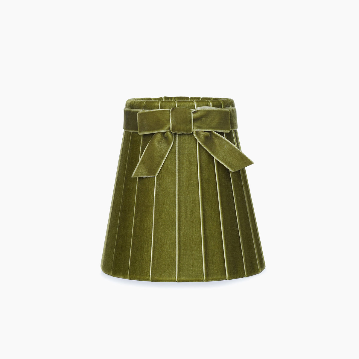 Olive Green Velvet 5.5" Lampshade