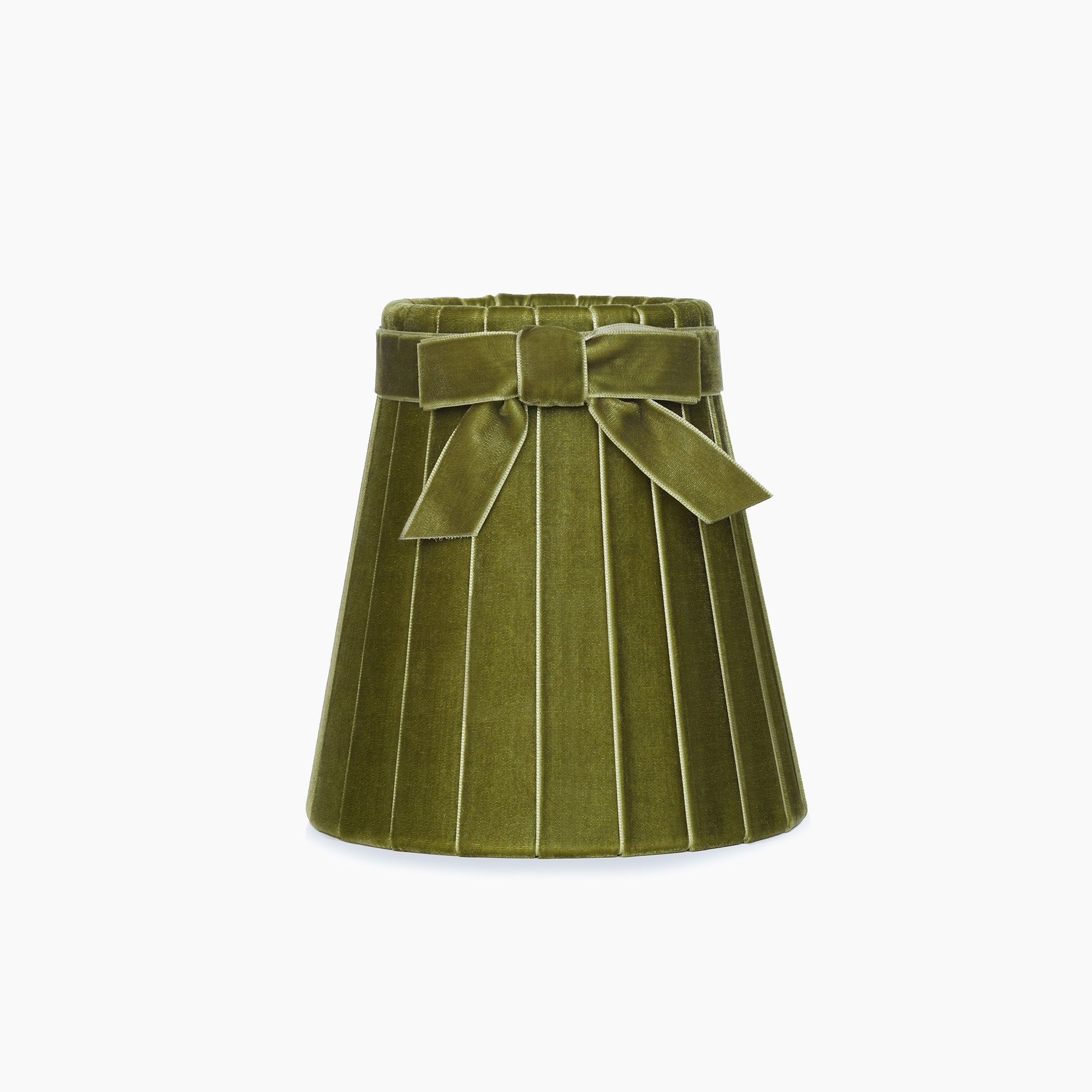 Olive Green Velvet 5.5" Lampshade