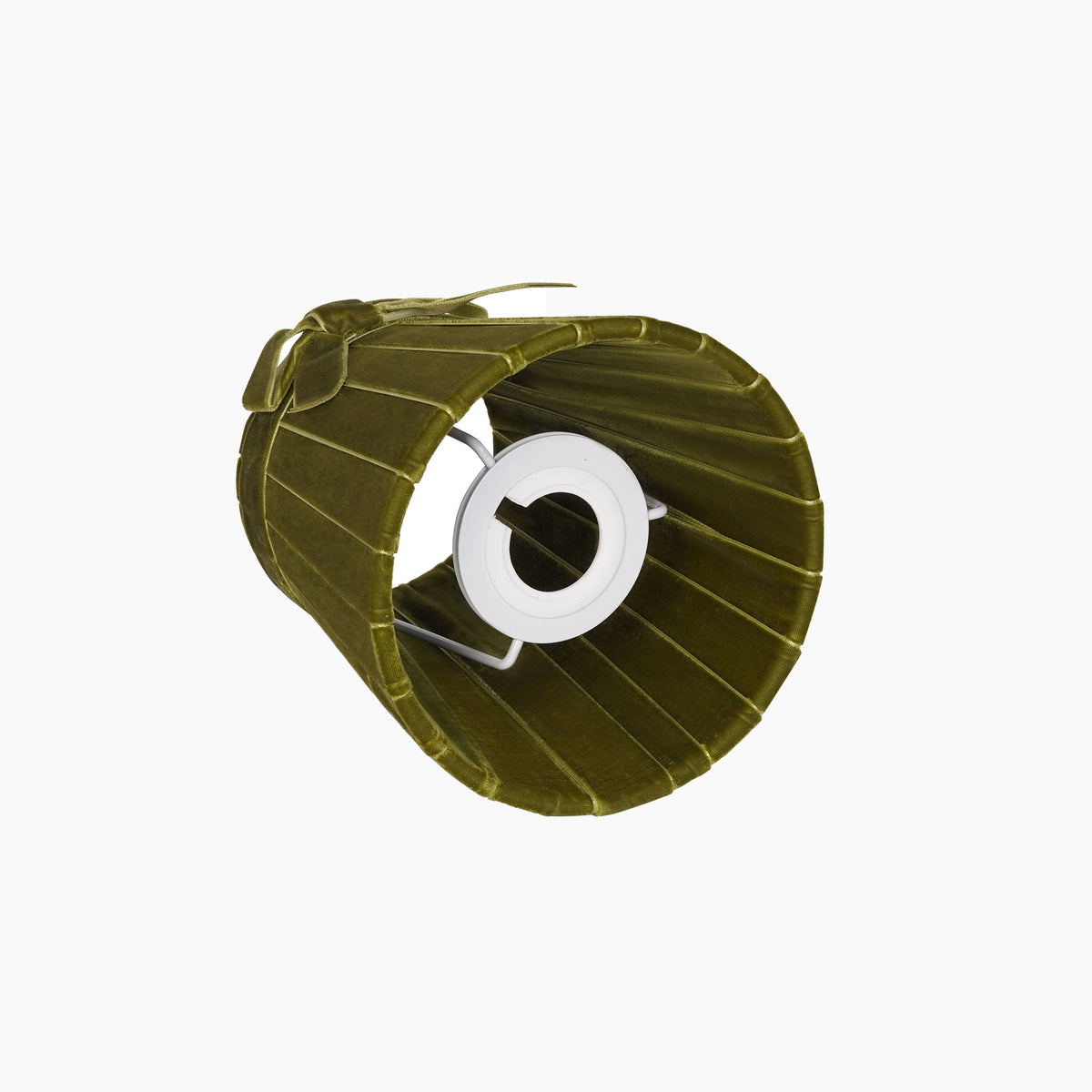 Olive Green Velvet 5.5" Lampshade