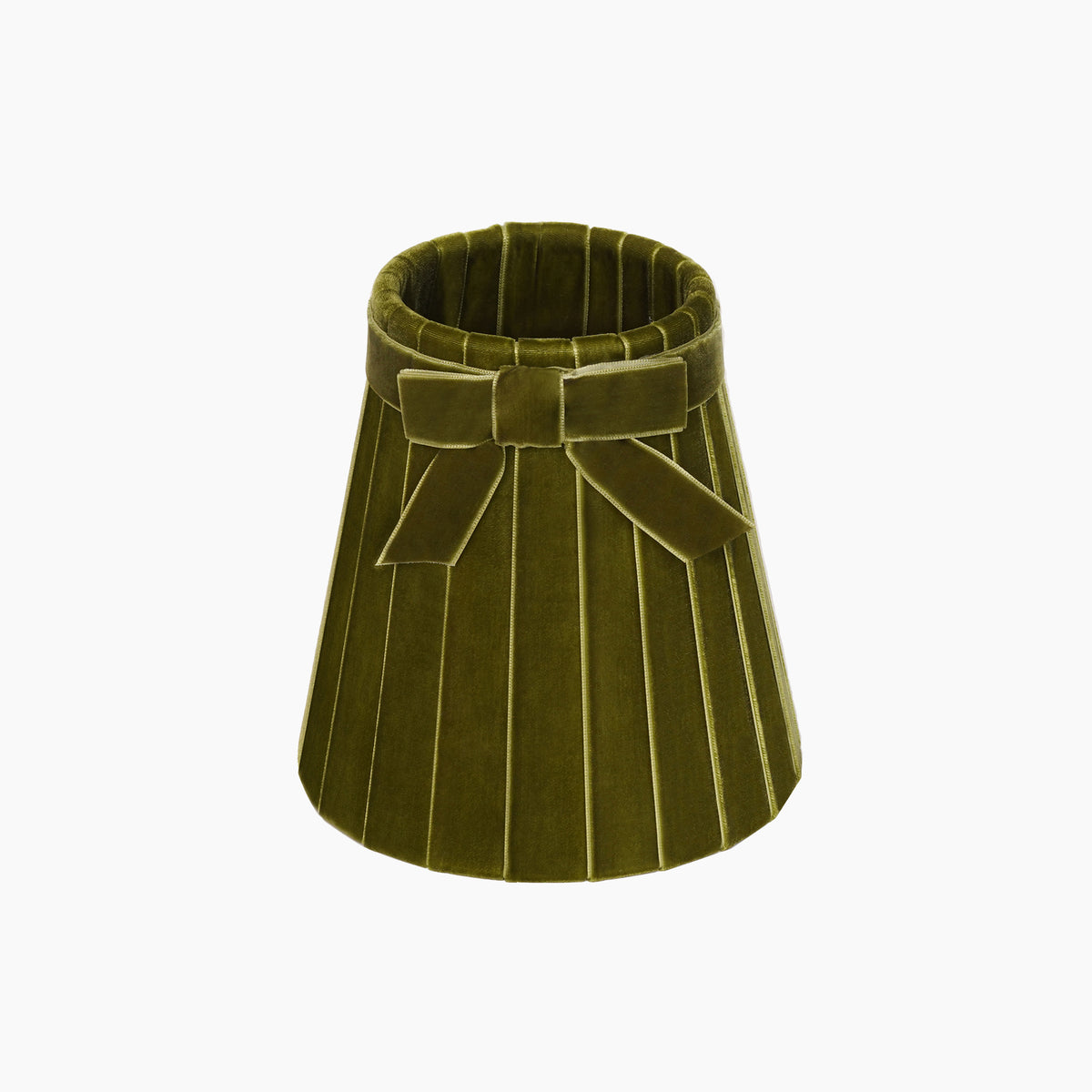 Olive Green Velvet 5.5" Lampshade