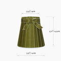Olive Green Velvet 5.5" Lampshade