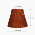 Burnt Orange Velvet 7.1" Lampshade