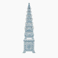 SOVEREIGN Rounded 42.5" Grand Tulipiere Tower in Delft Blue