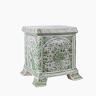 TULIPIERE Base In Delft Green 11"