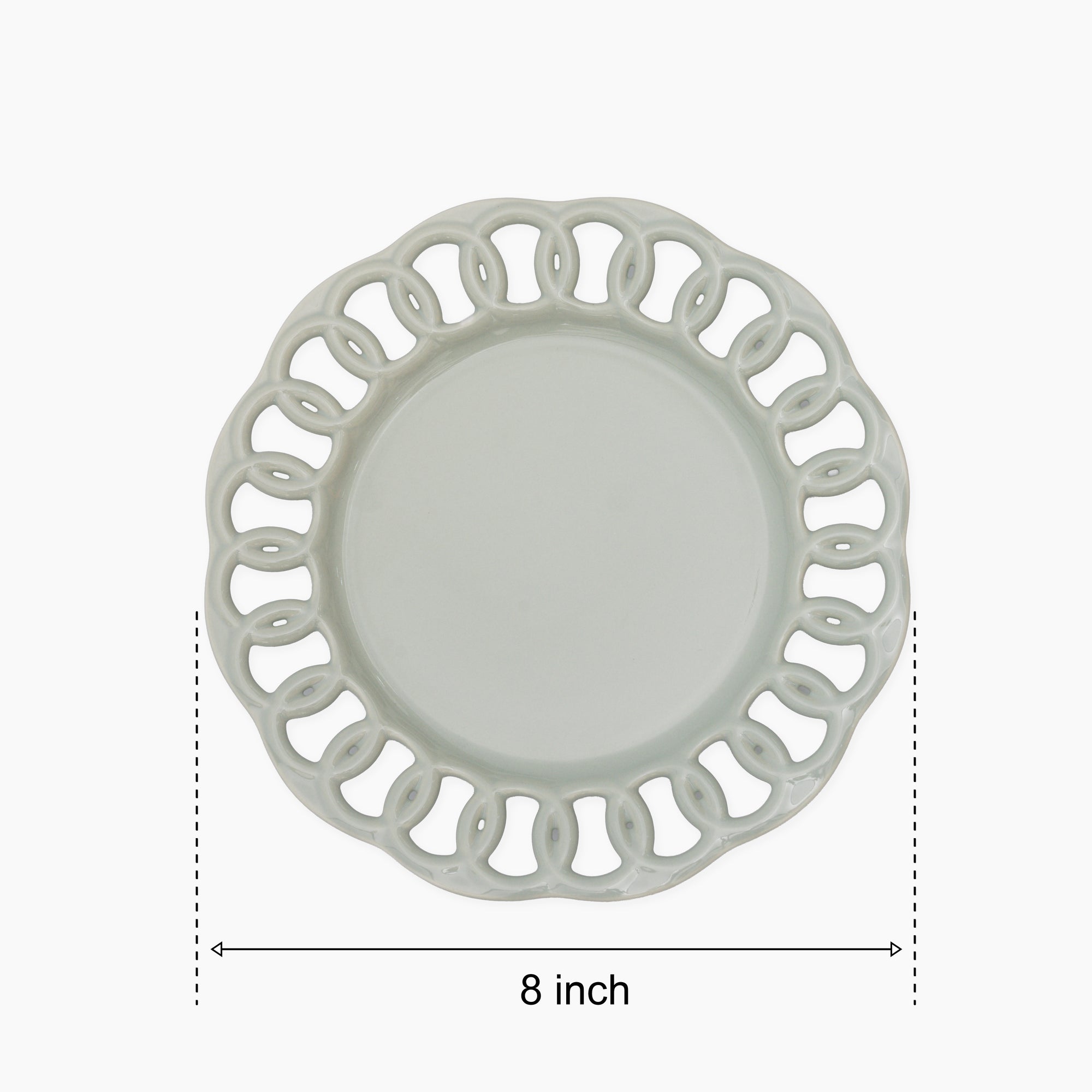 Sage Green Salad Plates Set of 4