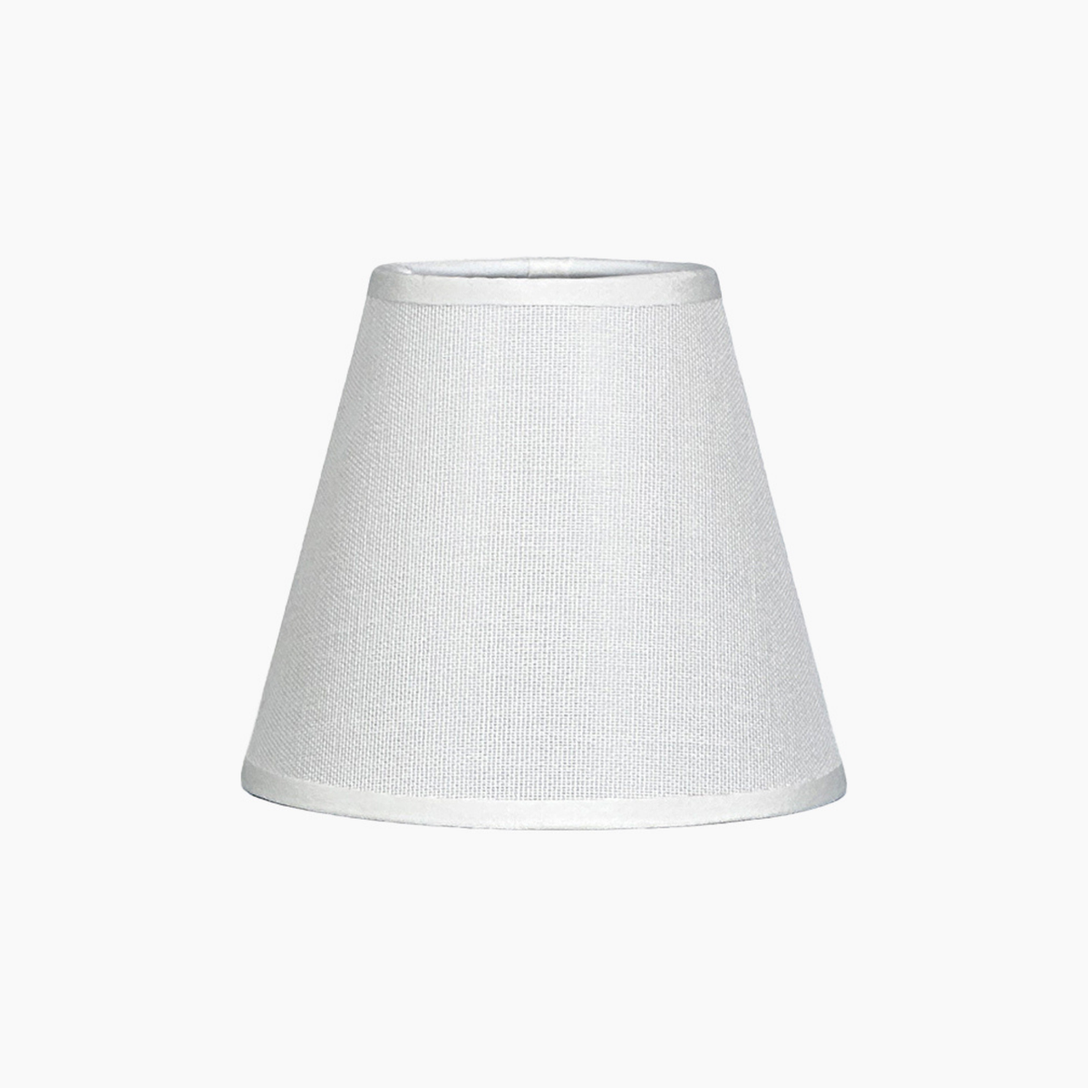 Classic White Linen Lampshade
