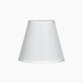 Classic White Linen Lampshade