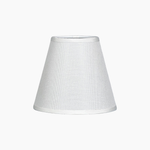 Classic White Linen Lampshade