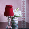 MERLIN Crystal Rechargeable Lamp with 5.5" Marilyn Velvet Lampshade