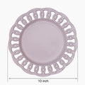 Violet Ceramic Dinner Plate Set of 1
