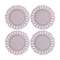 Violet Ceramic Salad Plate Set of 4