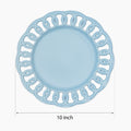 Baby Blue Ceramic Plate Set for 1