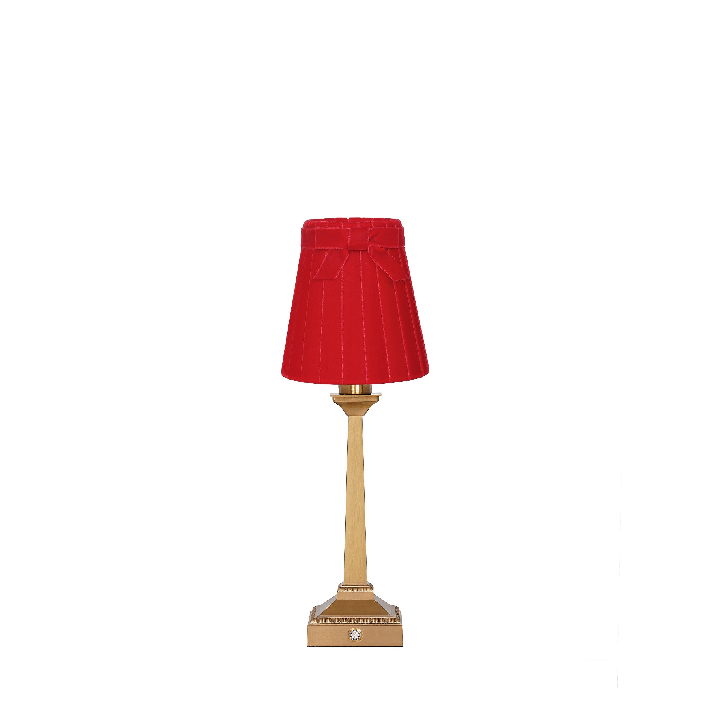 EFFIEL Rechargeable Lamp with 5.5" Marilyn Velvet Lampshade